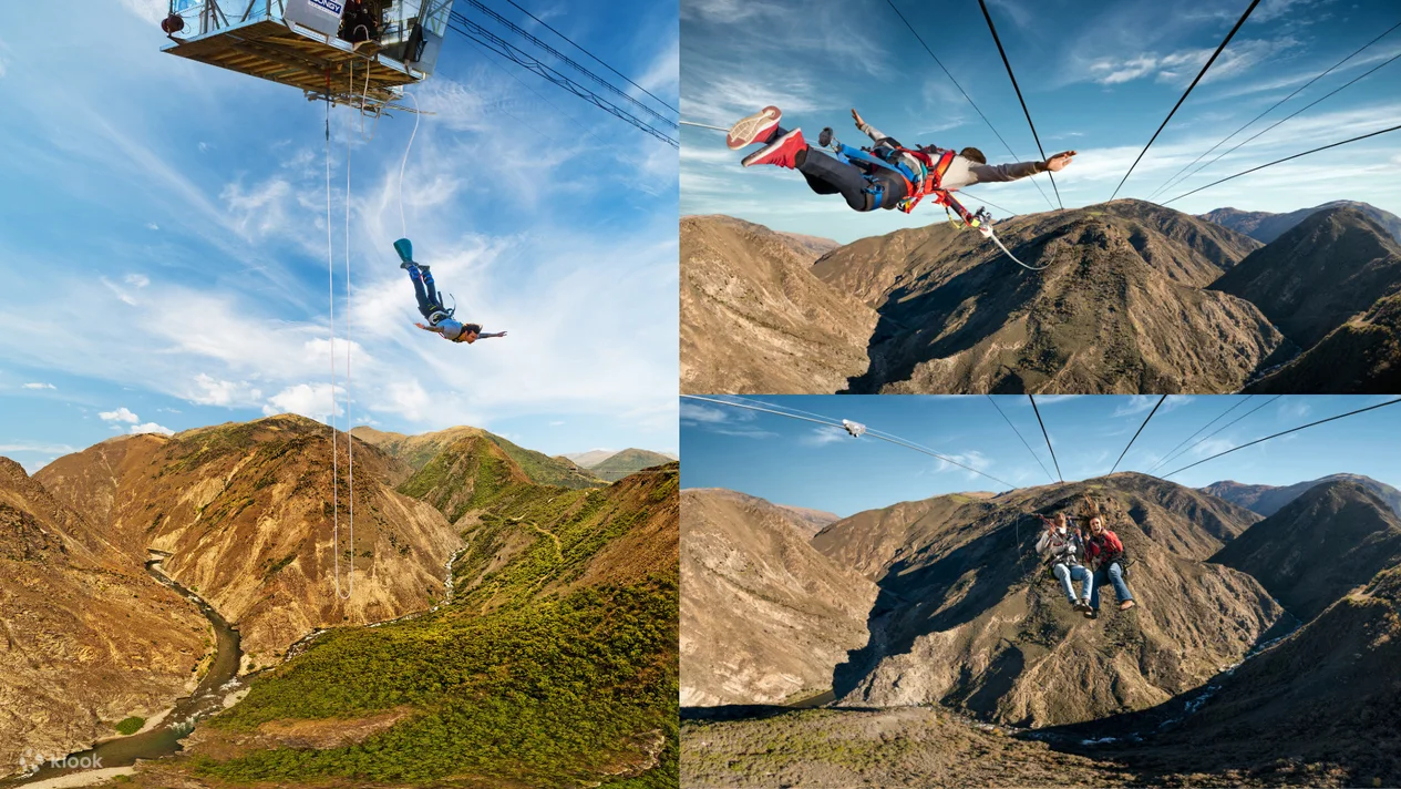 Trải Nghiệm Xích Đu Nevis, Nhảy Bungy hoặc Catapult của AJ Hackett